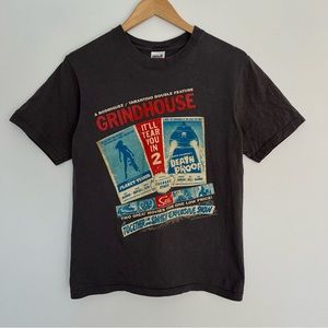 Grindhouse Movie Promo Tshirt Planet Terror Death Proof Tarantino Rodriguez